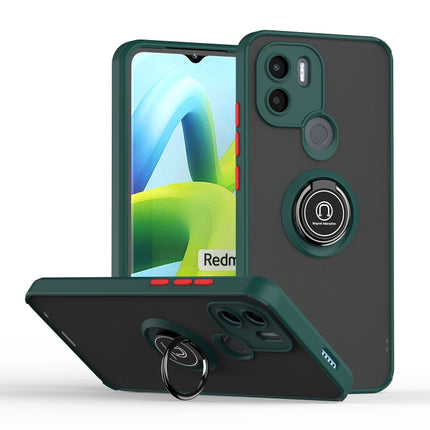 Q Shadow 1 Series TPU + PC Phone Case with Ring, For ZTE Blade V40 Vita, For ZTE Blade A52, For Xiaomi Redmi A1+