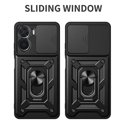 Sliding Camera Cover Design TPU+PC Phone Case, For vivo Y16 4G, For vivo Y35 4G, For Samsung Galaxy A14 5G