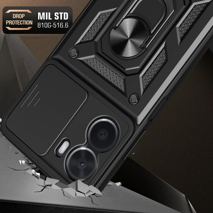Sliding Camera Cover Design TPU+PC Phone Case, For vivo Y16 4G, For vivo Y35 4G, For Samsung Galaxy A14 5G