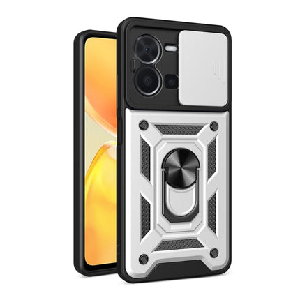 Sliding Camera Cover Design TPU+PC Phone Case, For vivo Y16 4G, For vivo Y35 4G, For Samsung Galaxy A14 5G