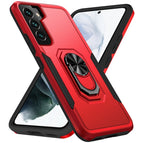 For Samsung Galaxy S23 5G / Red + Black