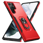 For Samsung Galaxy S23 Ultra 5G / Red + Black