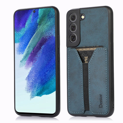 Denior DV Elastic Card PU Back Cover Phone Case, For Samsung Galaxy S22 5G, For Samsung Galaxy S22+ 5G, For Samsung Galaxy S22 Ultra 5G, For Samsung Galaxy S21 5G, For Samsung Galaxy S21+ 5G, For Samsung Galaxy S21 Ultra 5G
