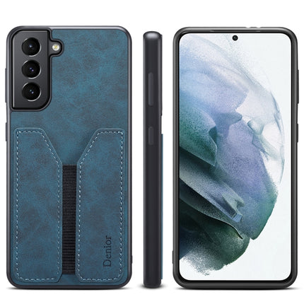 Denior DV Elastic Card PU Back Cover Phone Case, For Samsung Galaxy S22 5G, For Samsung Galaxy S22+ 5G, For Samsung Galaxy S22 Ultra 5G, For Samsung Galaxy S21 5G, For Samsung Galaxy S21+ 5G, For Samsung Galaxy S21 Ultra 5G