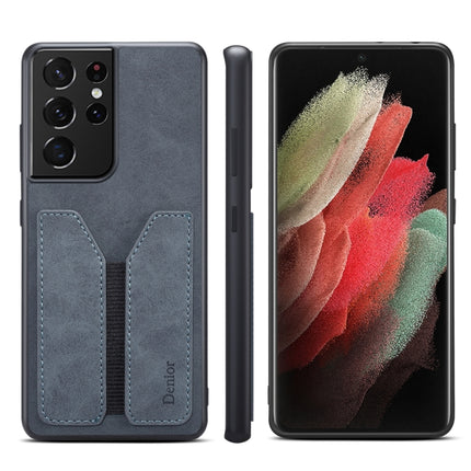 Denior DV Elastic Card PU Back Cover Phone Case, For Samsung Galaxy S22 5G, For Samsung Galaxy S22+ 5G, For Samsung Galaxy S22 Ultra 5G, For Samsung Galaxy S21 5G, For Samsung Galaxy S21+ 5G, For Samsung Galaxy S21 Ultra 5G