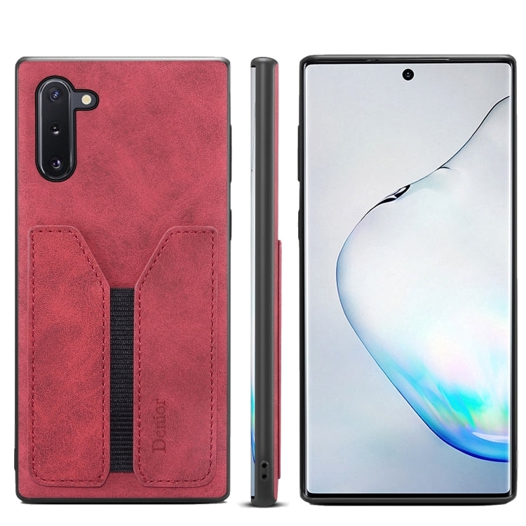 Denior DV Elastic Card PU Back Cover Phone Case, For Samsung Galaxy Note20, For Samsung Galaxy Note20 Ultra, For Samsung Galaxy S20, For Samsung Galaxy S20+, For Samsung Galaxy S20 Ultra, For Samsung Galaxy Note10