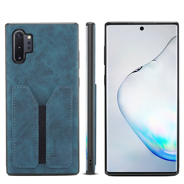 Denior DV Elastic Card PU Back Cover Phone Case, For Samsung Galaxy Note10+, For Samsung Galaxy S10+, For Samsung Galaxy S10 5G, For Samsung Galaxy Note9