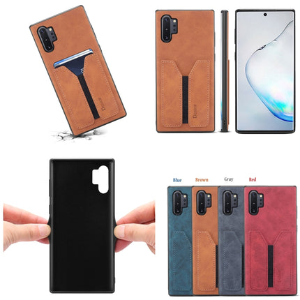 Denior DV Elastic Card PU Back Cover Phone Case, For Samsung Galaxy Note10+, For Samsung Galaxy S10+, For Samsung Galaxy S10 5G, For Samsung Galaxy Note9