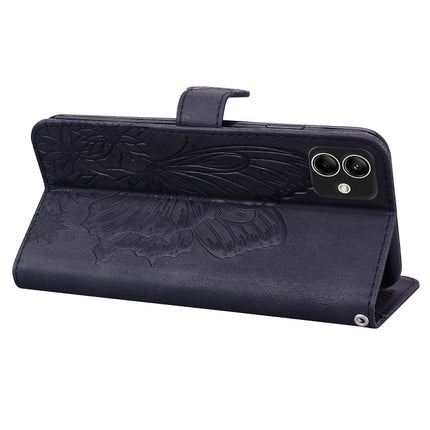 Retro Skin Feel Butterflies Embossing Horizontal Flip Leather Phone Case, For Samsung Galaxy A04, For Samsung Galaxy A14 5G, For Samsung Galaxy A23E, For Samsung Galaxy S23 5G