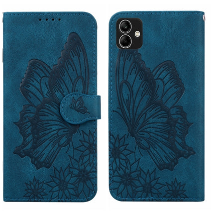 Retro Skin Feel Butterflies Embossing Horizontal Flip Leather Phone Case, For Samsung Galaxy A04, For Samsung Galaxy A14 5G, For Samsung Galaxy A23E, For Samsung Galaxy S23 5G