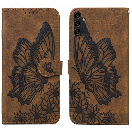 Retro Skin Feel Butterflies Embossing Horizontal Flip Leather Phone Case, For Samsung Galaxy A04, For Samsung Galaxy A14 5G, For Samsung Galaxy A23E, For Samsung Galaxy S23 5G