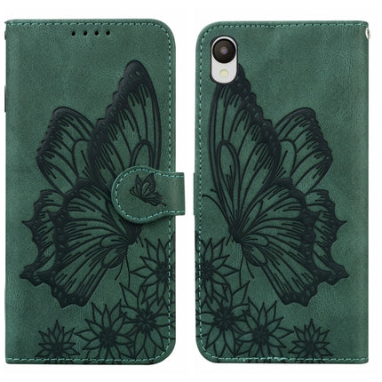 Retro Skin Feel Butterflies Embossing Horizontal Flip Leather Phone Case, For Samsung Galaxy A04, For Samsung Galaxy A14 5G, For Samsung Galaxy A23E, For Samsung Galaxy S23 5G
