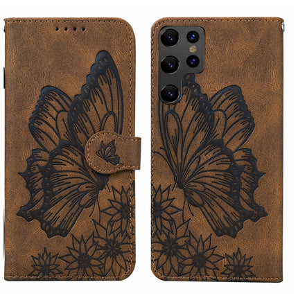 Retro Skin Feel Butterflies Embossing Horizontal Flip Leather Phone Case, For Samsung Galaxy S23+ 5G, For Samsung Galaxy S23 Ultra 5G, For OPPO A17, For OPPO A57 5G