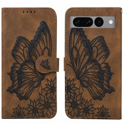 Retro Skin Feel Butterflies Embossing Horizontal Flip Leather Phone Case, For Google Pixel 7 5G, For Google Pixel 7 Pro 5G, For Xiaomi Redmi A1, For Xiaomi Poco M4 5G