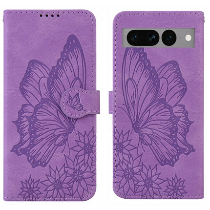 Retro Skin Feel Butterflies Embossing Horizontal Flip Leather Phone Case, For Google Pixel 7 5G, For Google Pixel 7 Pro 5G, For Xiaomi Redmi A1, For Xiaomi Poco M4 5G
