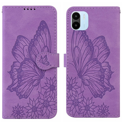 Retro Skin Feel Butterflies Embossing Horizontal Flip Leather Phone Case, For Google Pixel 7 5G, For Google Pixel 7 Pro 5G, For Xiaomi Redmi A1, For Xiaomi Poco M4 5G