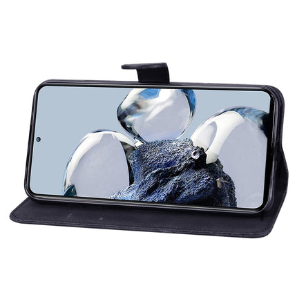 Retro Skin Feel Butterflies Embossing Horizontal Flip Leather Phone Case, For Xiaomi 12T / 12T Pro / Redmi K50 Ultra