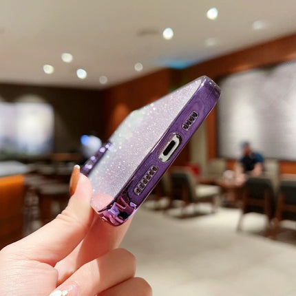 High Transparent Gradient Color Glitter TPU Phone Case, For iPhone 6 Plus / 6s Plus, For iPhone 6 / 6s