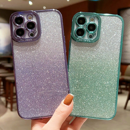 High Transparent Gradient Color Glitter TPU Phone Case, For iPhone 6 Plus / 6s Plus, For iPhone 6 / 6s
