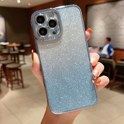 High Transparent Gradient Color Glitter TPU Phone Case, For iPhone 7 Plus / 8 Plus, For iPhone 7 / 8 / SE 2020