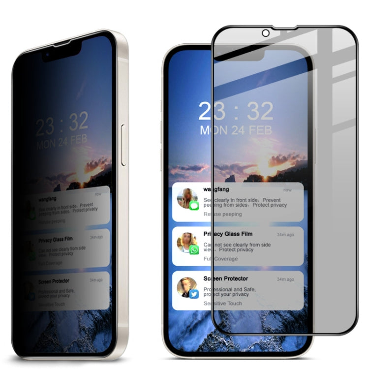 IMAK HD Full Screen Anti-spy Tempered Glass Protective Film, For iPhone 14, For iPhone 14 Plus, For iPhone 14 Pro, For iPhone 14 Pro Max