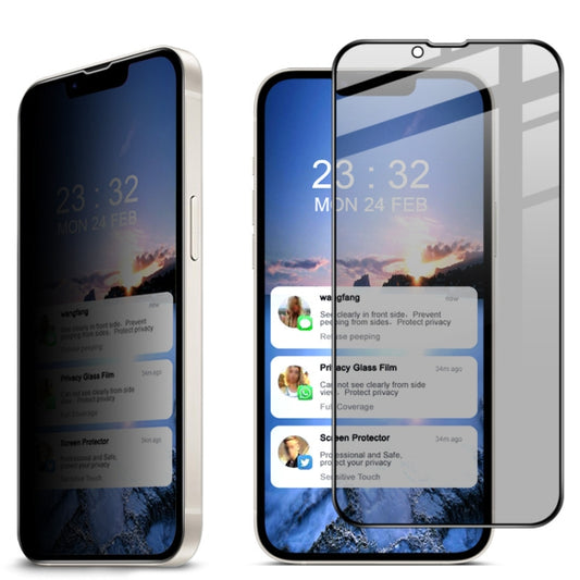 IMAK HD Full Screen Anti-spy Tempered Glass Protective Film, For iPhone 14, For iPhone 14 Plus, For iPhone 14 Pro, For iPhone 14 Pro Max