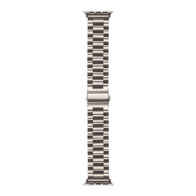 Strains Metal Watch Band, For Apple Watch Ultra 49mm / Series 8&7 45mm / SE 2&6&SE&5&4 44mm / 3&2&1 42mm, For Apple Watch Series 8&7 41mm / SE 2&6&SE&5&4 40mm / 3&2&1 38mm