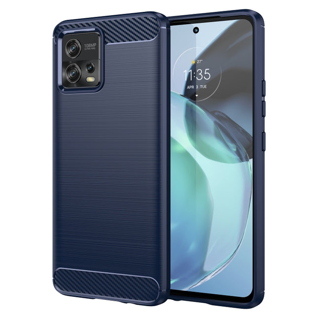 Brushed Texture Carbon Fiber TPU Phone Case, For Motorola Moto G72 5G, For Motorola Edge 30 Neo, For Xiaomi Redmi Note 12 Pro+ China / Global, For Xiaomi Redmi Note 12 China, For OnePlus Nord N300, For Honor Play 6C