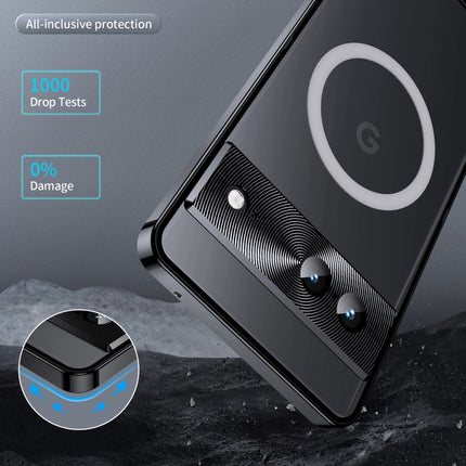 MagSafe Magnetic Frosted Metal Phone Case, For Google Pixel 7a, For Google Pixel 7 Pro