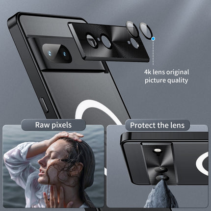 MagSafe Magnetic Frosted Metal Phone Case, For Google Pixel 7a, For Google Pixel 7 Pro