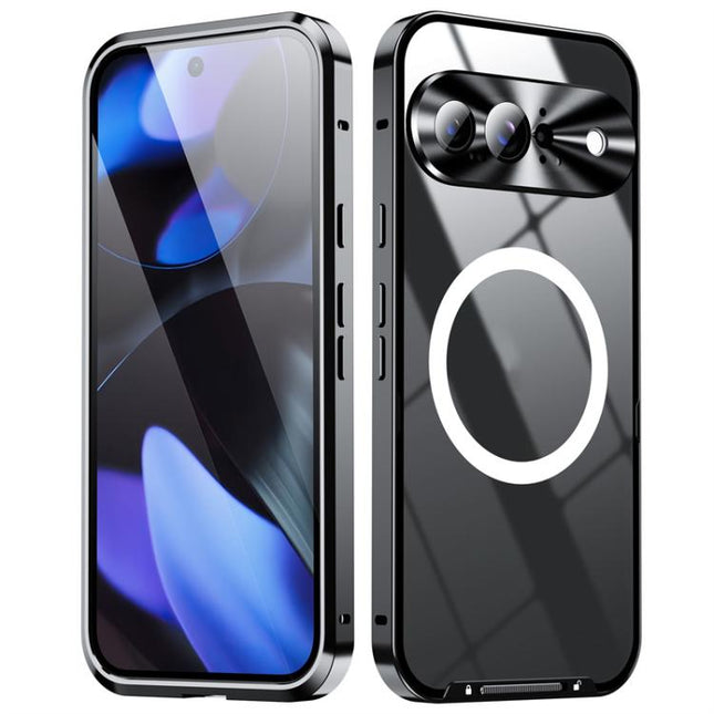 MagSafe Magnetic Frosted Metal Phone Case, For Google Pixel 10 Pro XL, For Google Pixel 10 Pro, For Google Pixel 10, For Google Pixel 9 Pro XL, For Google Pixel 9 Pro, For Google Pixel 9, For Google Pixel 8a, For Google Pixel 8 Pro, For Google Pixel 8