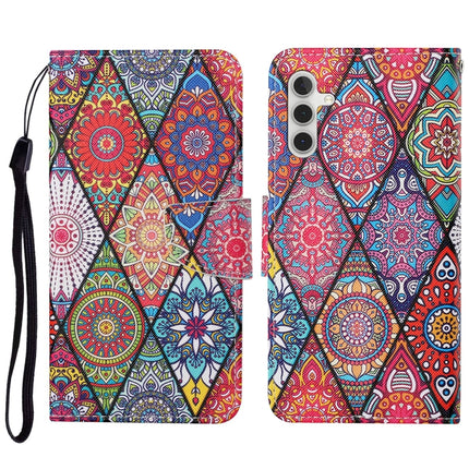 Colored Drawing Pattern Leather Phone Case, For Samsung Galaxy A14 5G