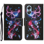 For OPPO A17 / Fluorescent Butterfly