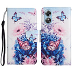 For OPPO A17 / Purple Butterfly