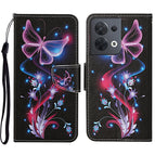 For OPPO Reno8 / Fluorescent Butterfly