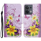 For OPPO Reno8 / Yellow Flower Butterfly