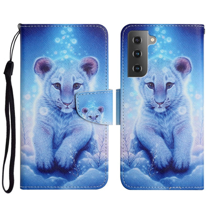 Colored Drawing Pattern Leather Phone Case, For Samsung Galaxy S23+ 5G