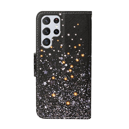 Colored Drawing Pattern Leather Phone Case, For Samsung Galaxy S23 Ultra 5G