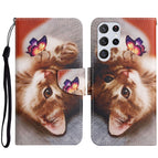 For Samsung Galaxy S23 Ultra 5G / Butterfly Cat