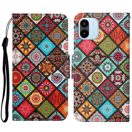Colored Drawing Pattern Leather Phone Case, For Xiaomi Redmi A1