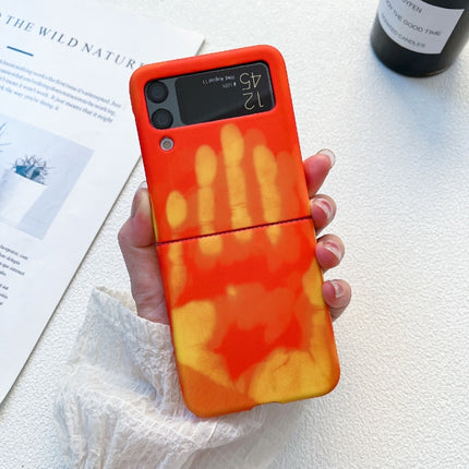 Heat Sensitive Silicone Protective Phone Case, For Samsung Galaxy Z Flip3 5G, For Samsung Galaxy Z Flip4