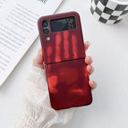 For Samsung Galaxy Z Flip4 / Wine Red