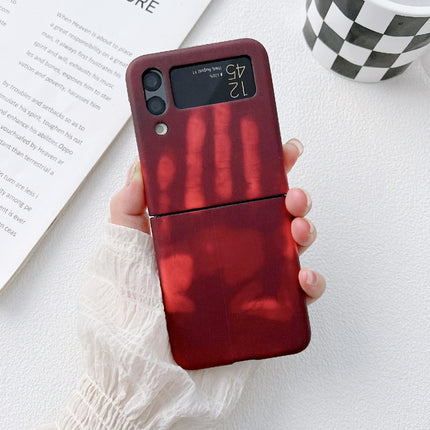 Heat Sensitive Silicone Protective Phone Case, For Samsung Galaxy Z Flip3 5G, For Samsung Galaxy Z Flip4