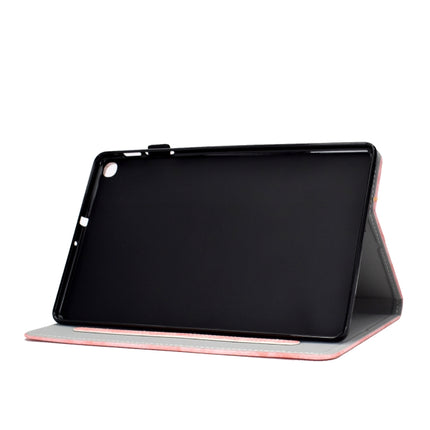 Sewing Thread Horizontal Solid Color Flat Leather Case with Sleep Function & Pen Cover & Anti Skid Strip & Card Slot & Holder, For Galaxy Tab S6 Lite