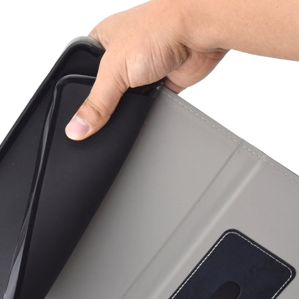 Sewing Thread Horizontal Solid Color Flat Leather Case with Sleep Function & Pen Cover & Anti Skid Strip & Card Slot & Holder, For Galaxy Tab S6 Lite