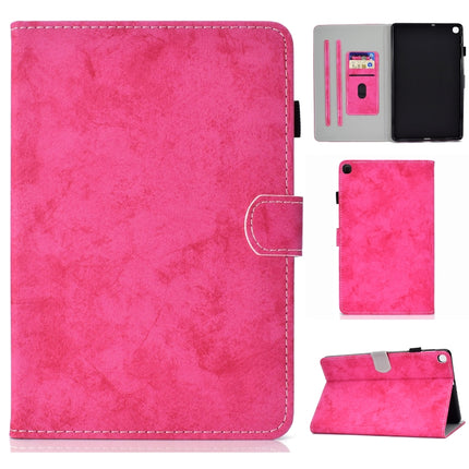 Sewing Thread Horizontal Solid Color Flat Leather Case with Sleep Function & Pen Cover & Anti Skid Strip & Card Slot & Holder, For Galaxy Tab S6 Lite