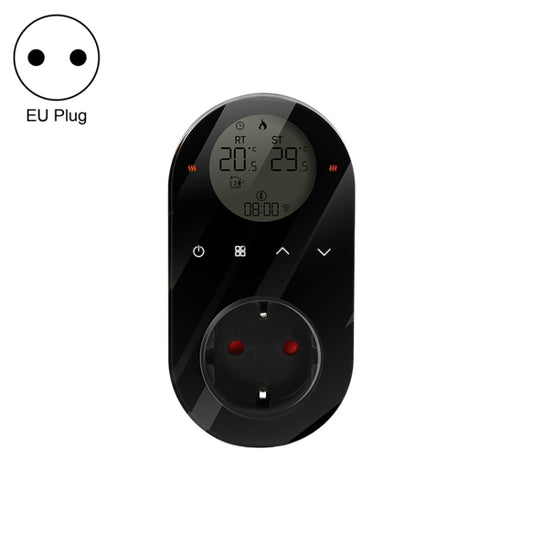 Plug-in LCD Thermostat, EU Plug, With WiFi, Without WiFi