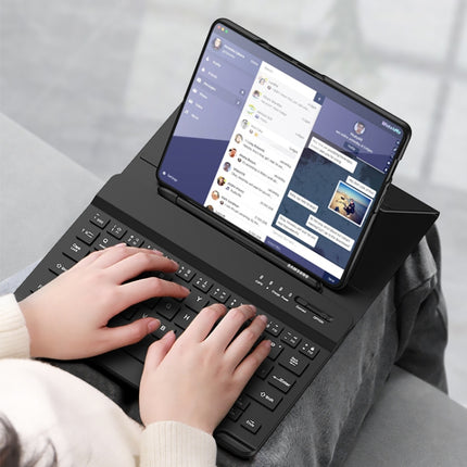 Magnetic Folding Bluetooth Keyboard Leather Case