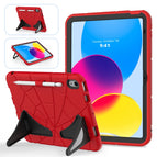 For iPad 10th Gen 10.9 2022 / Red+Black