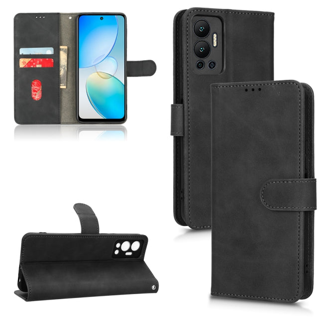 Skin Feel Magnetic Flip Leather Phone Case, For Infinix Hot 12, For Infinix Hot 12i, For Infinix Hot 12 Play, For Tecno Pova 3